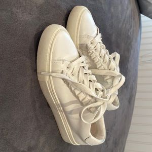 Tory Burch Sport white leather sneakers, size 5.5. In good condition.